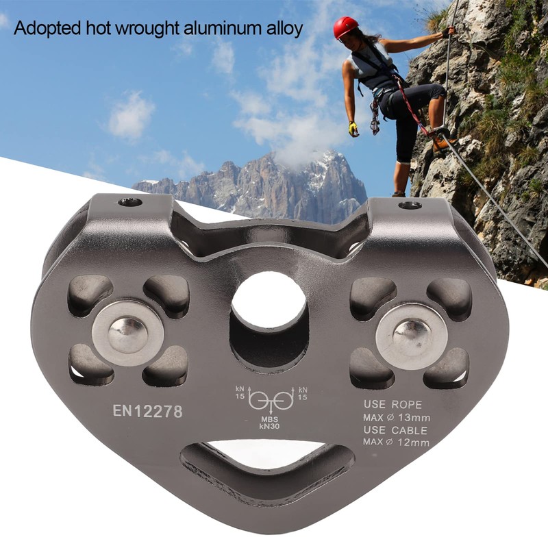 Double Trolley Pulley Zipline Zipline Pulley Climbing Disc Effective in