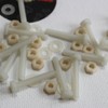 50 x Glass Filled Reinforced Super Nylon Hex Head, M3