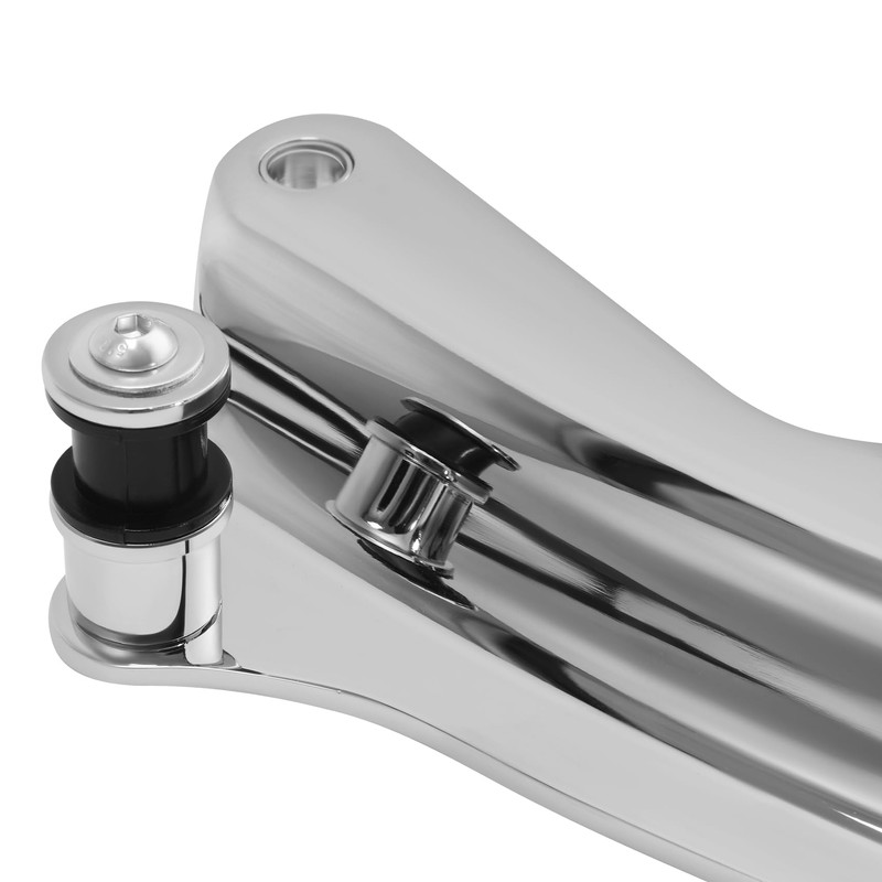 TCMT Chrome Solo Rack w/Docking Hardware Kit Fit For Harley