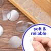 OIIKI 30 PCS Glass Top Bumpers, Anti Slip Round Pads,