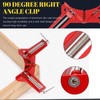 Mardatt 4Pcs 90 Degree Right Angle Clip, Picture Frame Corner