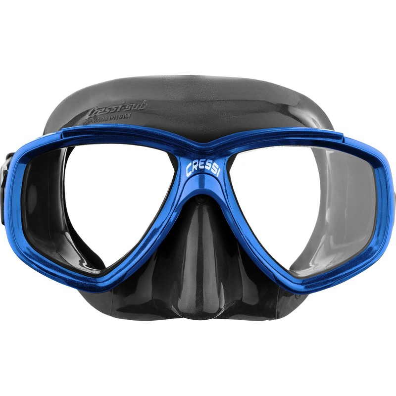 CRESSI Perla Mask Black/Blue - Unisex Perla Scuba Mask ideal