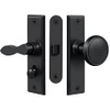 Deltana SDML334U19 Storm Door Latch; Square; Mortise Lock; Black Finish