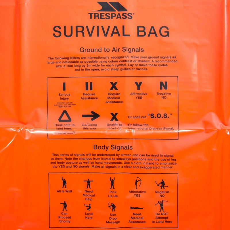 Trespass Radiator, Orange, Rettungsdecke / Thermodecke / Rettungsfolie / Survival