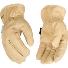 Kinco Medium Beige Protective Gloves with Anti-Fatigue Keystone Thumb Design, Easy-On Cuff, and Thermal Insulation