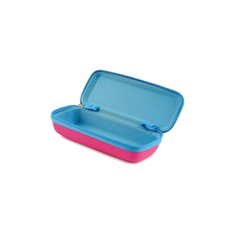 Tacy LM-7151-16 Glasses Case, Stylish, Gadget Pouch, Hard Case, Zipper,