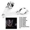 Retro Headlight Bracket Fork Mounting Clamp Universal Accessory Fit for