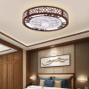 22" Modern Ceiling Fan Light LED Low Profile Chandelier Fan