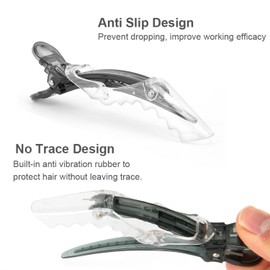 Premium Hair Clips 8 Pack - Hair Clips For Women, Large Croc Clips for Thick Hair Styling and Sectioning -Multicolor