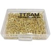 300PCS Mini Screw Eye Pin Pegs, 10 x 5mm Hooks,