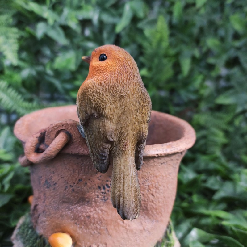 Vivid Arts - Robin on a Rusty Pale - BS-RB05-D