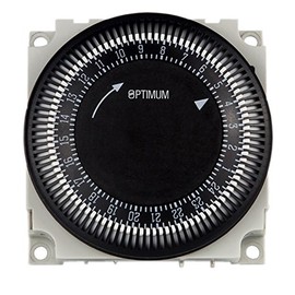 Optimum OP-FM1STU00 24 Hour Synchronous Time Switch Module, 230 V, Black/White