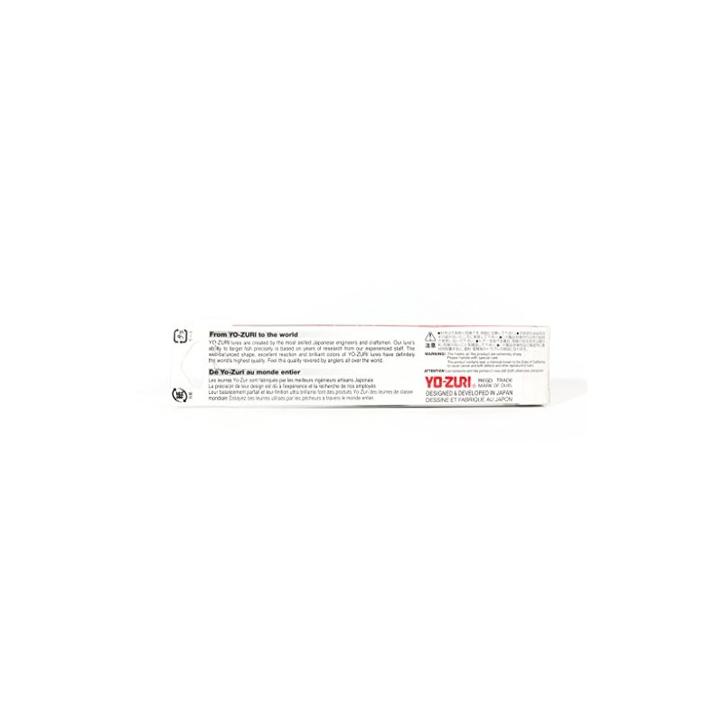 Yo-Zuri F1141 BCL 3DS Schwimmender Tauchköder, 6,4 cm, Blaue Rückseite,