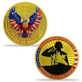 AtSKnSK Military Challenge Coin Veteran Coin
