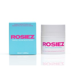 Rosiez Perfect Glow Pump Moisturiser - Gentle Formula for Teens and Tweens - Made in the UK Vegan - Suitable for Sensitive Skin 50ml