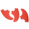 3Pcs Surfboard Fins Glass Fiber Thruster Fin Sets Surf Accessories