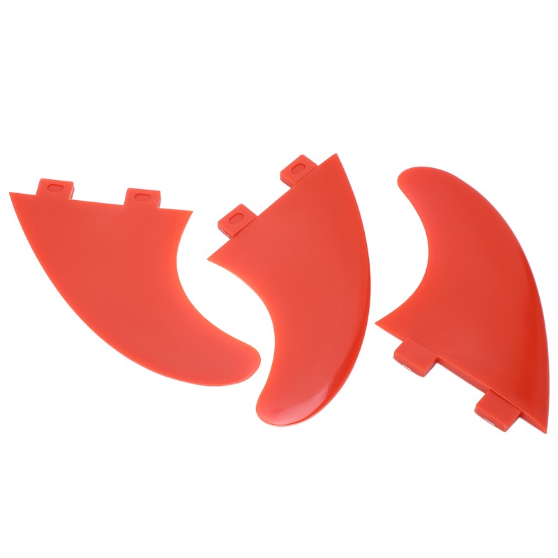 3Pcs Surfboard Fins Glass Fiber Thruster Fin Sets Surf Accessories