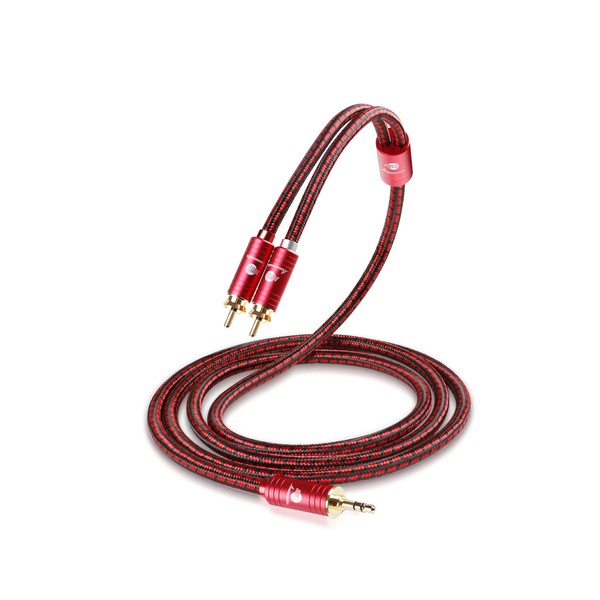 BOAACOUSTIC HiFi 3.5mm to 2 RCA Male Audio Cable -
