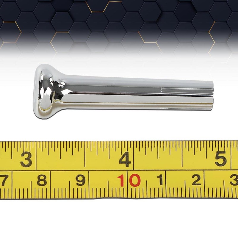 PIT66 Cars Door Lock Knobs Compatible with GM 1971-1988 Chrome