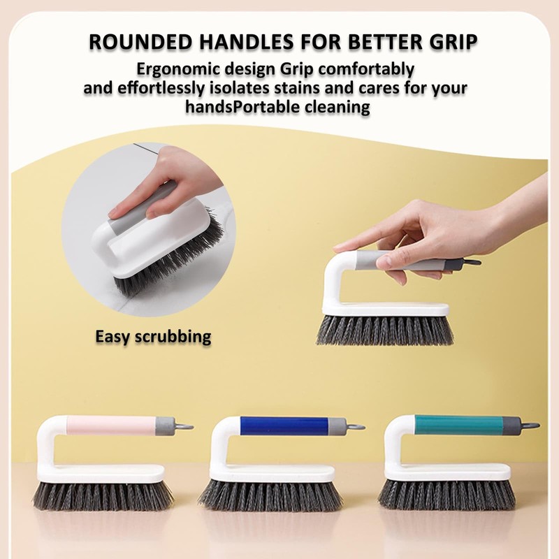 2 Pack Scrub Brush, Scrubbing Cleaning Brushes, Heavy Duty Cleaning