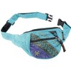 GURU SHOP Embroidered Ethnic Sidebag, Nepal Belt Bag, Brown, Unisex,