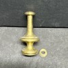 Lamp Solid Brass Unfinished Mcm Lamp Finial With A 1/8-27
