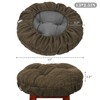 baibu Set of 2 Stool Covers Round, Super Soft Round