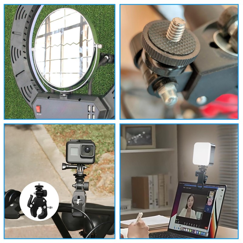 20 Pcs Camera Screw 1/4 to 3/8 Adapter Thread Adapter