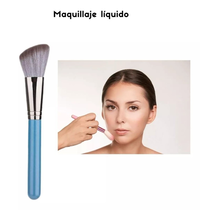 Divina Creacion Set 13 Brochas C/estuche Maquillaje Profesional Suave Pince