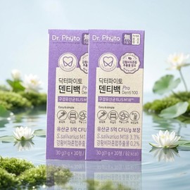 Mongul Cloud Partners Dr. Phyto Oral Lactobacillus M18 Dentibag Lactobacillus Gum Probio, 2 units / 닥터파이토 구강유산균 M18 덴티백 유산균 잇몸 프로바이오, 2개