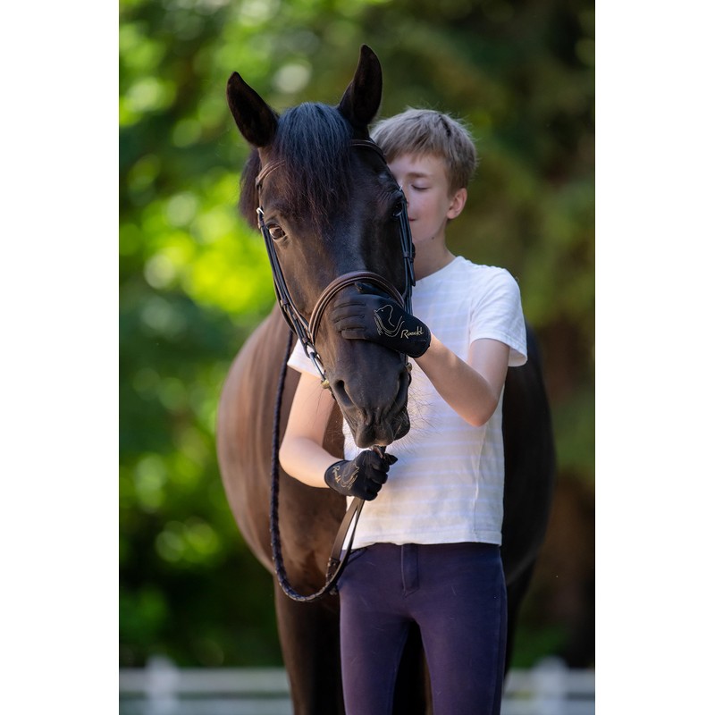 Roeckl Sports Tryon Kids Summer Riding Gloves Berry 6