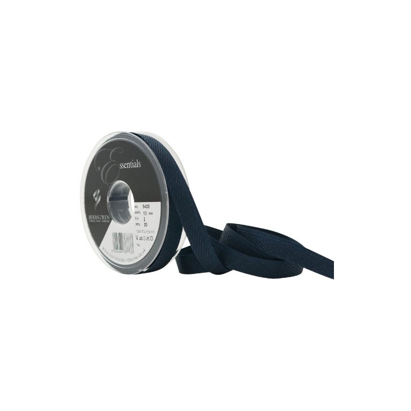 Berisfords 9425-NY-13 13 mm Kick Tape, Navy