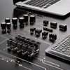 Sharplace Sourcing Map DC Socket Port DC Socket 3 Pins
