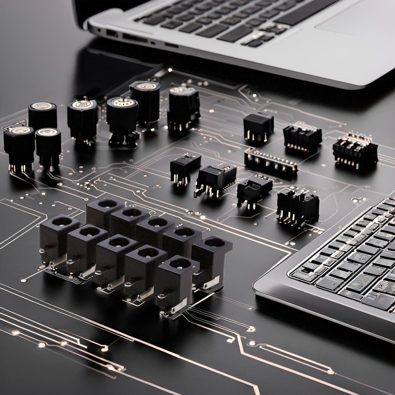 Sharplace Sourcing Map DC Socket Port DC Socket 3 Pins