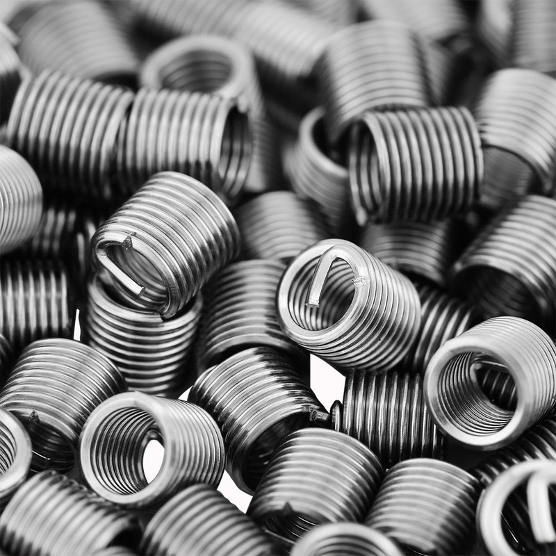 100pcs Helicoils Assortment of Stainless Steel Repair Inserts Thread Inserts