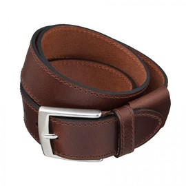 Schuchard & Friese Casual Stretch Waist Belt 4 cm Leather Dark Brown, dark brown