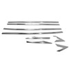 OMAC Window Molding Trim Streamer for Honda Civic 2016-2021 Sedan