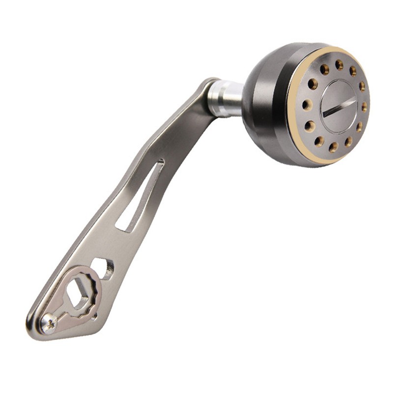 Baitcasting Reel Handle 32mm/1.26in Ergonomic Metal Fishing Reel Handle for