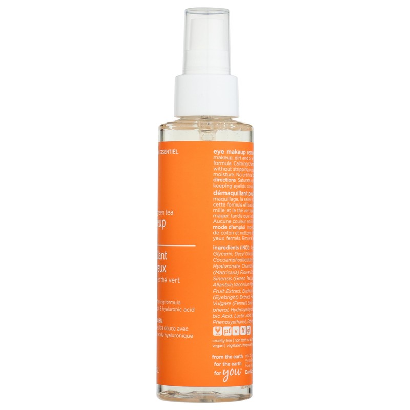 Earth Science, Makeup Remover Eye Chamomile Green Tea, 4 Fl