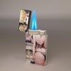 Anime Girl Cool Lighter Jet Torch,Refillable Windproof Torch Flame Adjustable