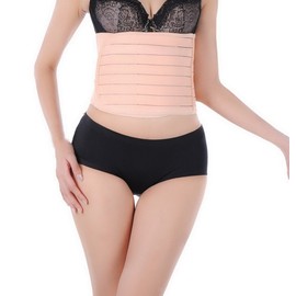 EQMUMBABY 3 in 1 Strip Maternity belly Band Postpartum Recovery Belt Belly and Waist and Pelvis Shaper - Size L