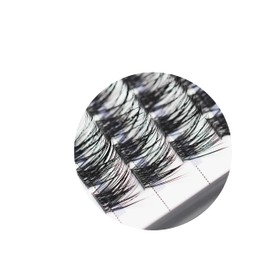 Vayator 120pcs Wide Cluster D Curl Professional Makeup Individual Cluster Eyelashes Grafting Fake False Eyelashes Eyelash Extension Individual Eyelash (10-12-14-16mm Mixed)