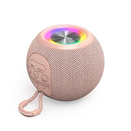 Hama Bluetooth® Ball Shape Speaker 5 Light Modes 5W Pink
