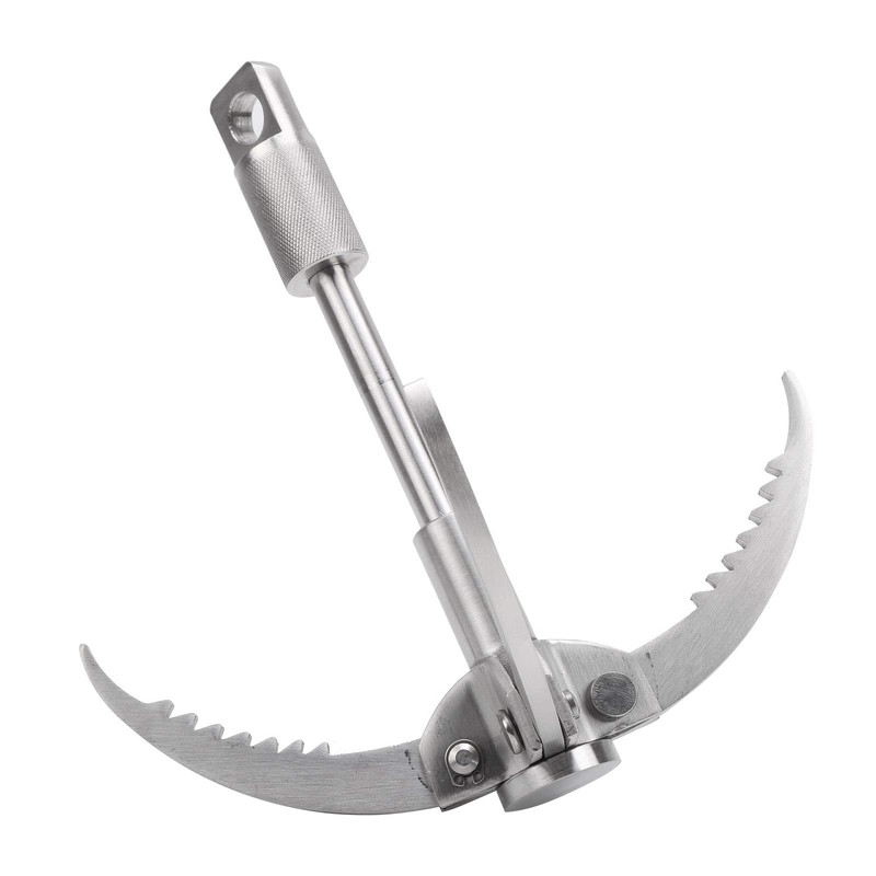 Dilwe Foldable Grappling Hook, 4 Claws, 500KG, SUS304 Stainless Steel,