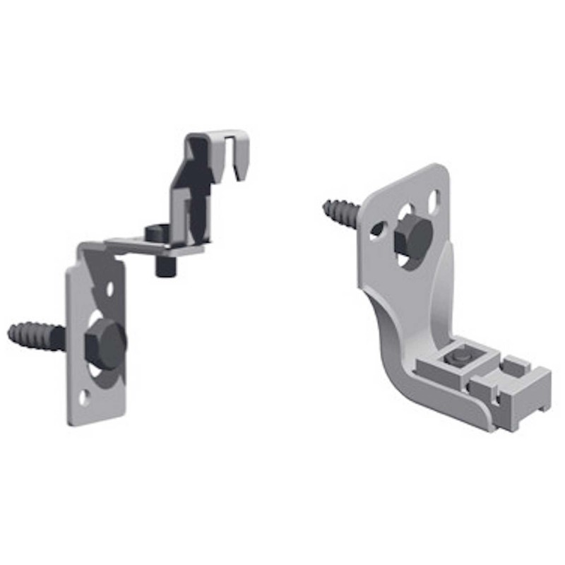 Jabema 2x Radiator Mounting without Bracket, Wall Bracket Radiator Console,