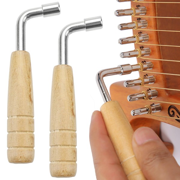 2 PACK Piano Tuning Wrench Universal L-Shape Tuning Wrench Professional