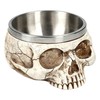 Pacific Giftware Skull Bowl with Stainless Steel Insert 350 ml