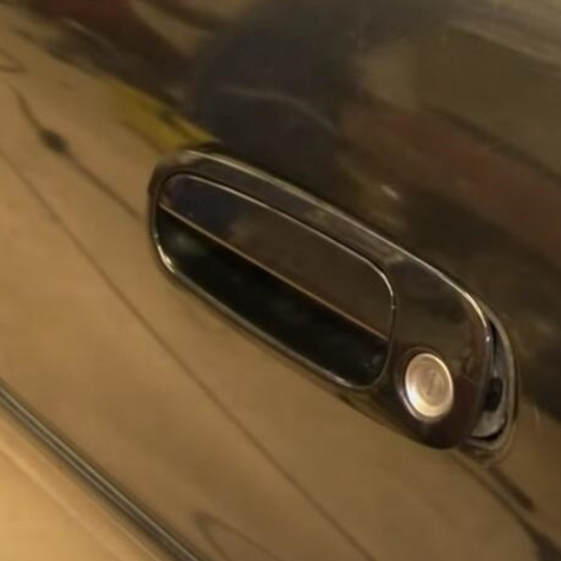 2PCS/Set Car Outer Door Handle Compatible for 1998-2002 Corolla Black