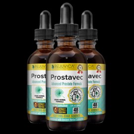 Rejuvica Prostavec - #1 Liquid Prostate Support Supplement: 3 Bottle Value Pack
