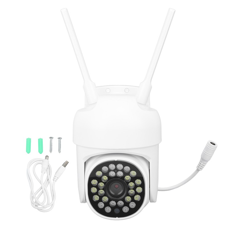 Wireless Outdoor Security Camera Smart 1080P Home Surveillance Pan Tilt